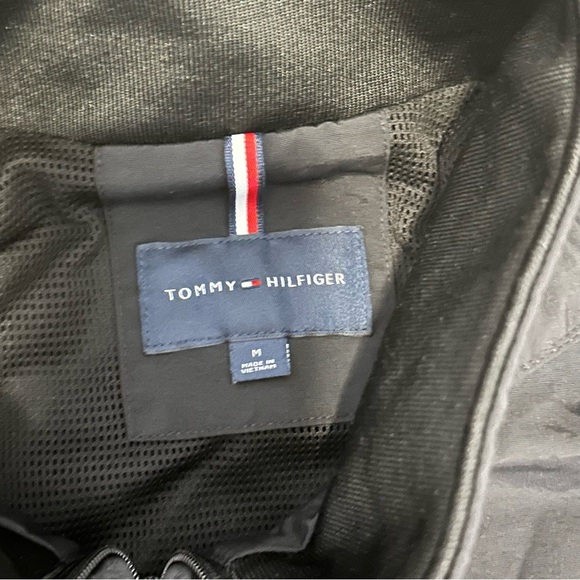 Tommy Hilfiger Black Windbreaker Jacket - Picture 3 of 10